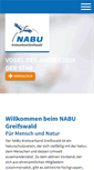 Mobile Screenshot of nabu-greifswald.de